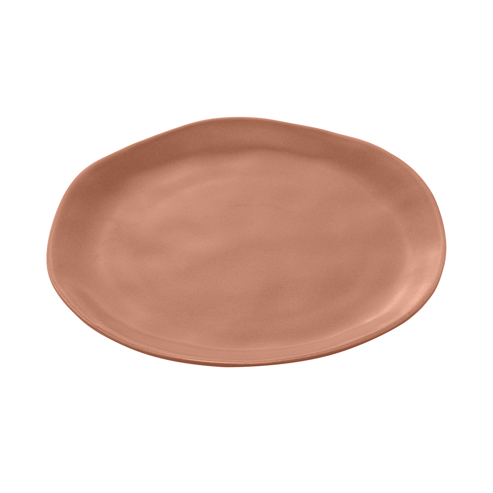 Prato De Cerâmica Wolff Organic 20cm Sobremesa Terracota