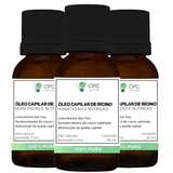 Oléo Capilar De Rícino 100% Puro 30ml Hidrata E Nutre 3 Un.