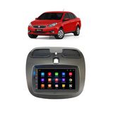 Kit Multimídia Grand Siena Mold Champanhe 12 / 19 Android 7 Pol Rádio Bt Usb Gps Youtube