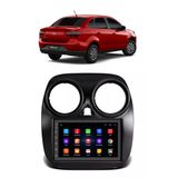Kit Multimídia Grand Siena Mold Preta 2021 Android 7 Pol Rádio Bt Usb Gps