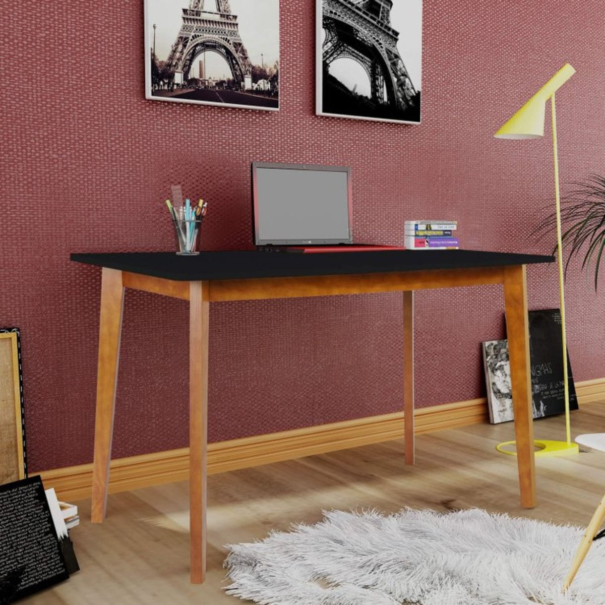 Mesa de Escritório Space Espresso Móveis