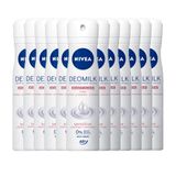 Kit Desodorante Aerosol Nivea Milk Sensitive 150ml - 12 Unidades