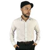 Camisa Social Manga Longa Slim Branca
