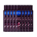 Kit Desodorante Aerosol Nivea Pearl Beauty Pérolas Negras 150ml - 9 Unidades