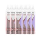 Kit Desodorante Aerosol Rexona Clinical Extra Dry 91g - 6 Unidades