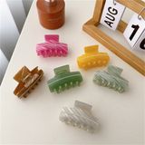 6pcs Acetic Acid Sheet Hair Clip, Senior Simple Korean