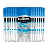 Kit Desodorante Gillette Mini Gel Cool Wave 45g - 12 Unidades