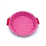 Forma Redonda De Silicone Oikos Rosa