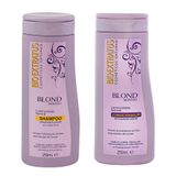 Kit Shampoo 250ml E Condicionador 250ml Desamarelador Bio Extratus Blond Bioreflex