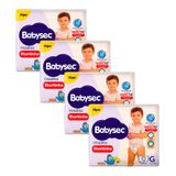 Kit 4 Fralda Shortinho Babysec Premium Tamanho G Com 52 Fraldas Descartáveis