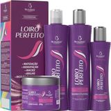 Bio Instinto Loiro Perfeito - Kit Matização Hidratação E Brilho (4 Produtos)