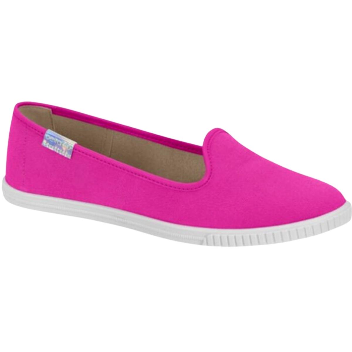 Tênis Slip On Feminino Slipper Flatform Beira Rio 4297.100.18923 - Pink Neon - 35