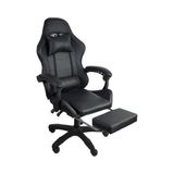 Cadeira Gamer Stillus Ergonômica Com Apoio Para Os Pés Preta