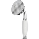 Chuveiros Portáteis, Latão Sólido E Cerâmica Mão Realizada Chuveiro Chuveiro Forma Telefone Design Polido Cromado Acabado Chuveiro Chuveiro