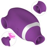 Sugador De Clitoris Com Linguinha 7 Velocidades Recerregável Similar Sensevibe Lick