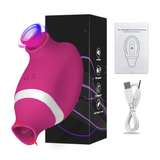 Sugador De Clitoris Com Linguinha 7 Velocidades Recerregável Similar Sensevibe Lick