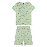 Pijama Estampado Masculino Select Verde 8