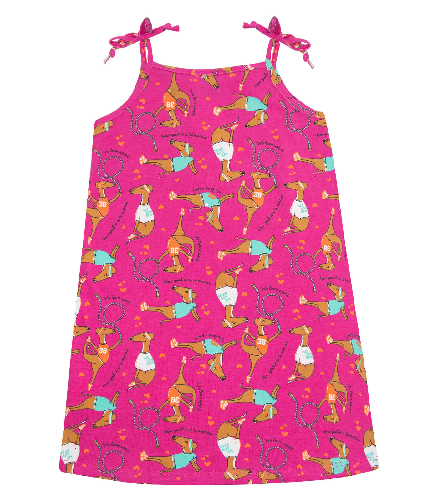 Vestido Com Alça Infantil Select Rosa 6