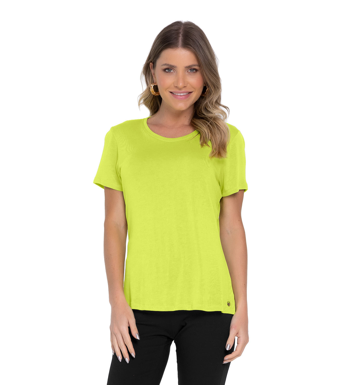 Blusa Feminina Básica Visco Tricot Rovitex Verde M