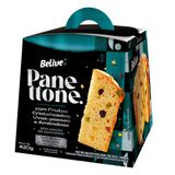 Panettone Belive Frutas Cristalizadas Uva Passas Com Amêndoas Zero Açúcar 420g