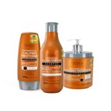 Kit Cauterização Forever Liss Shampoo Condicionador Máscara