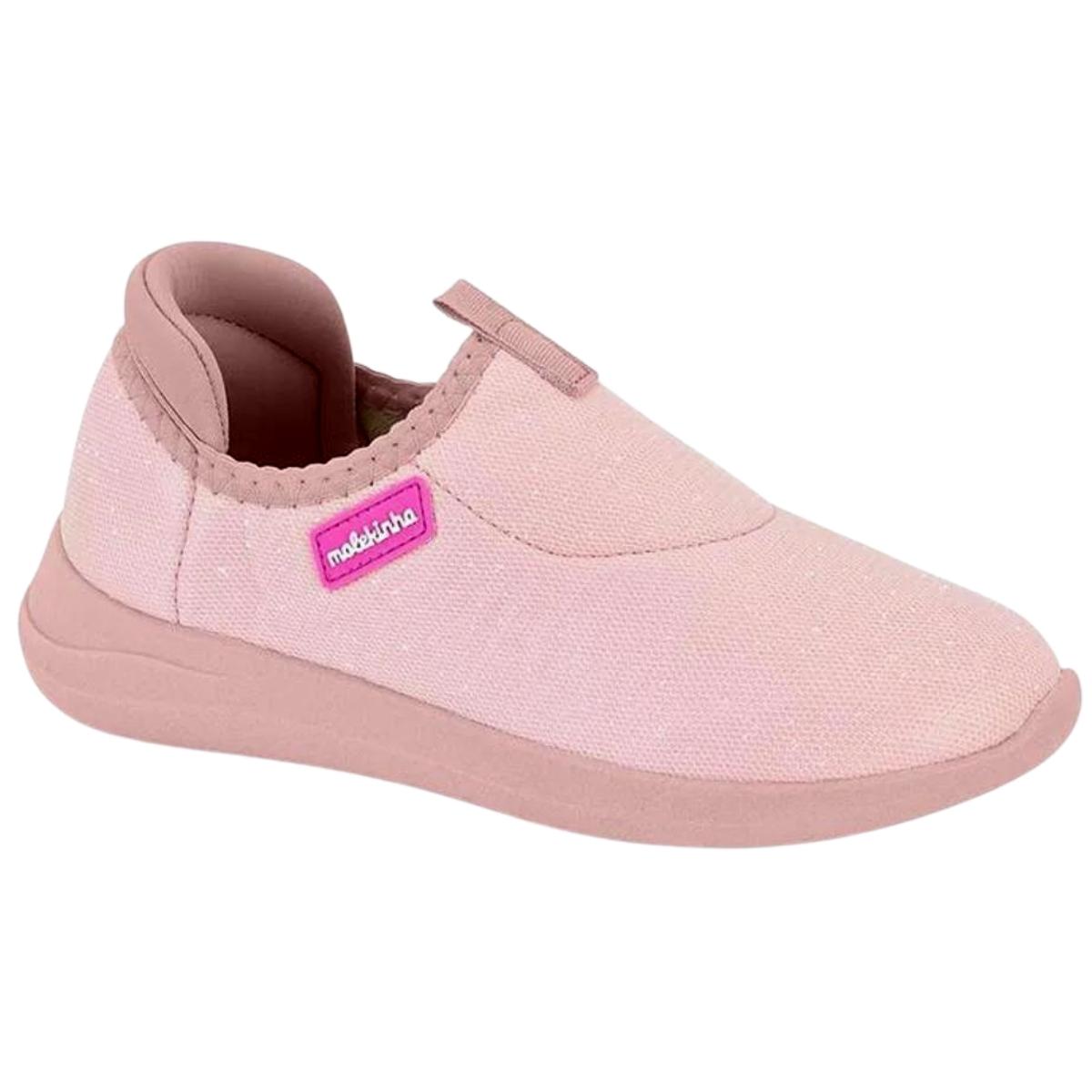 Tênis Infantil Meninas Slip On Conforto Molekinha 2503.321.26103 - Multi Rosa - 28