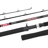 Vara Pesca Carretilha Rapala Aeris 1,60m 10-30 Lbs Fibra Vidro Sólido Inteiriça