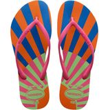 Chinelo Feminino De Dedo Casual Havaianas Slim Harmony 4145638 - Citronela - 41