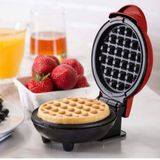 Mini Máquina De Waffles Doce E Salgado Ultra Rápido 350w