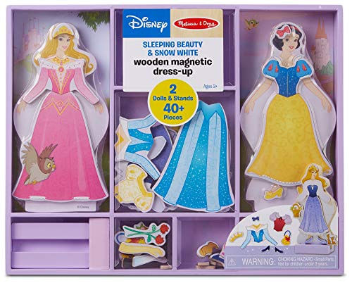 Conjunto De Boneca Magnética Disney Melissa &amp; Doug (40+ Peças)