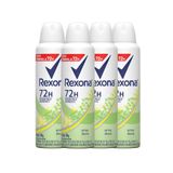 Kit Desodorante Aerosol Rexona Erva Doce Feminino 150ml - 4 Unidades