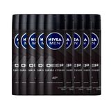 Kit Desodorante Aerosol Nivea Men Deep Original 150ml - 9 Unidades
