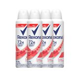 Kit Desodorante Aerosol Rexona Frutas Vermelhas 150ml - 4 Unidades