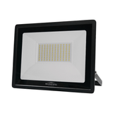 Refletor Blumenau De Led Slim 100w Preto Bivolt 3000k Luz Quente