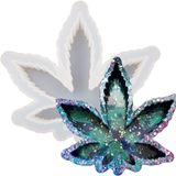 1 Pcs Leaf Maple Resin Mold Moldes De Silicone De Ashtray Molde De Bandeja De Folhas Ideal Para A Caixa De Armazenamento De Joias Decoraçã