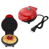 Mini Máquina De Waffle Grill Panqueca Elétrica Prática