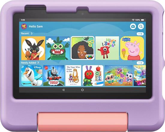 Tablet Amazon Fire 7 Kids Edition B07h936bzt Roxo 16gb Wi-fi