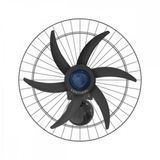 Ventilador Parede 60cm Turbo 6 Pás Bivolt Steel Preto Ventisol