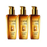 Kit Óleo Capilar Elseve Extraordinário  100ml - 3 Unidades