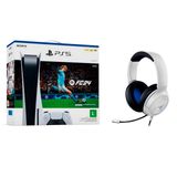 Console PS5 com EA Sports FC24 + Headset Gamer Razer Kraken X para Playstation