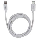 Cabo Carregador Duo Usb Tipo C Lightning OEX CE210 Branco