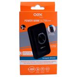 Carregador Power BANK ULTRA 5000MAH 15W de Potência PB307 Preto OEX