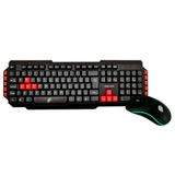 Kit Teclado E Mouse Redshot Com Fio Oex Gamer Tm307 1000/1600/2400dpi Preto