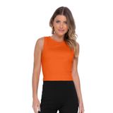 Regata Cropped Feminina Ribana Rovitex Laranja G