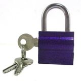 Cadeado 30mm Roxo 3 Chaves Simples  Shenling Padloc