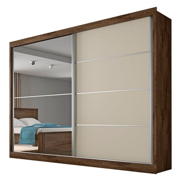 Guarda-roupa Verona Plus Mdf 2 Portas 4 Gavetas Mademarcs