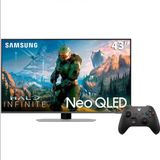 Smart Tv 43 Polegadas Samsung Gaming Neo Qled 4k + Controle Xbox