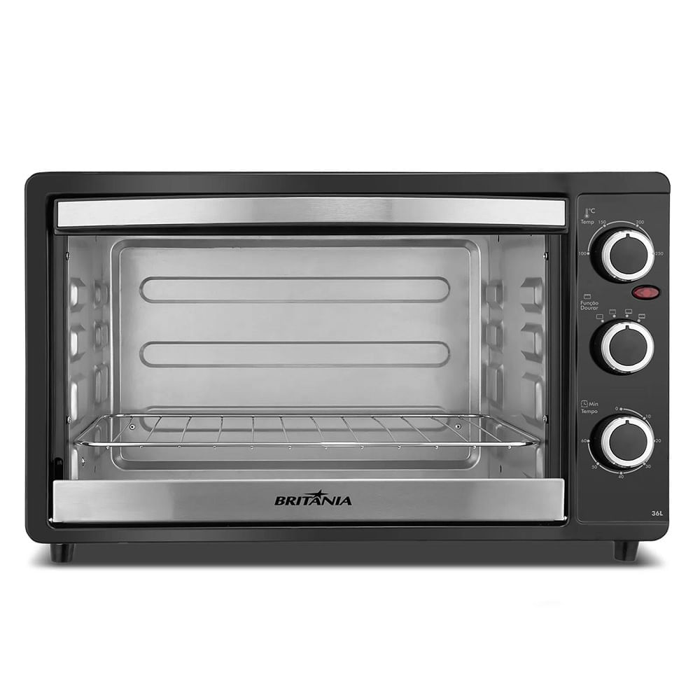 Forno Elétrico Britânia 36 Litros Preto Bfe41p – 220 Volts