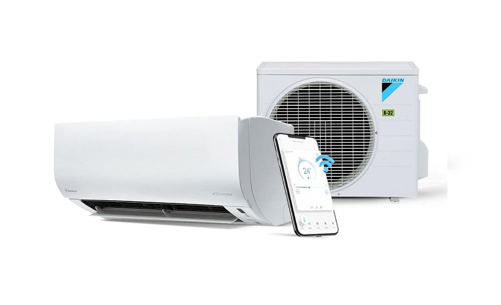 Ar Condicionado Split Daikin Hi Wall Ecoswing Gold R-32 Inverter 24.000 Btus Quente E Frio Branco Gelo Monofásico Fthp24s5vl/rhp24s5vl - 220v