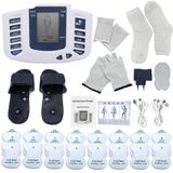 Estimulador Muscular De Tens Elétrica Digital Completo Massageador Corporal (com Luvas)